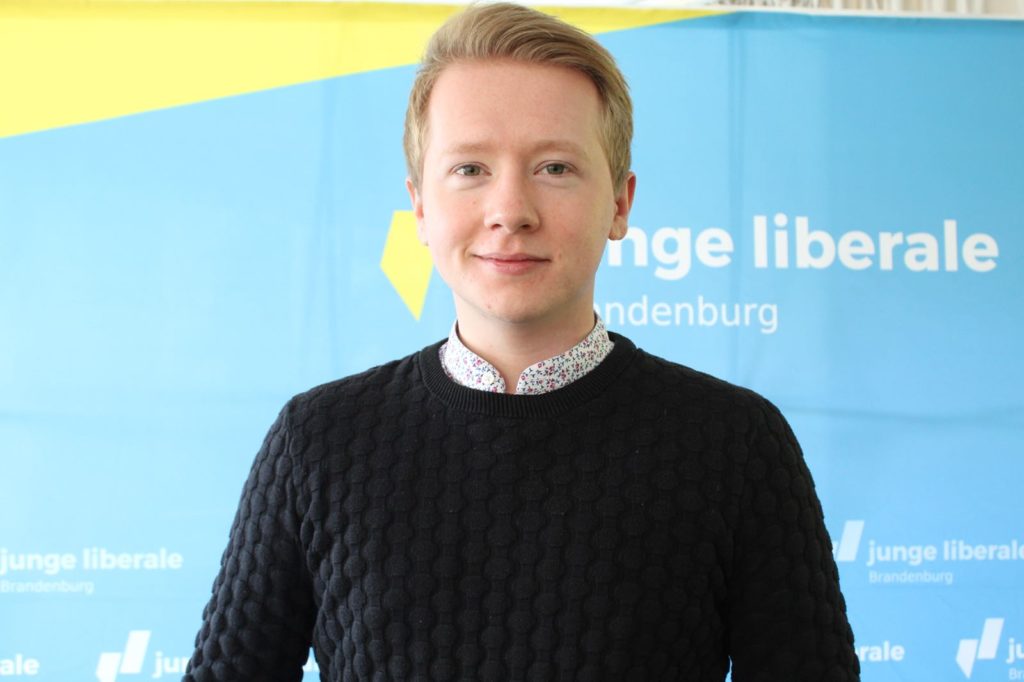Matti Karstedt: Matti Karstedt ist Spitzenkandidat der Jungen Liberalen zur Landtagswahl 2019